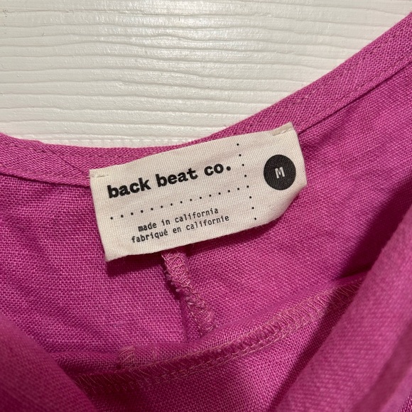 Back Beat Co. Linen Knot Cami in Cyber - Picture 5 of 7